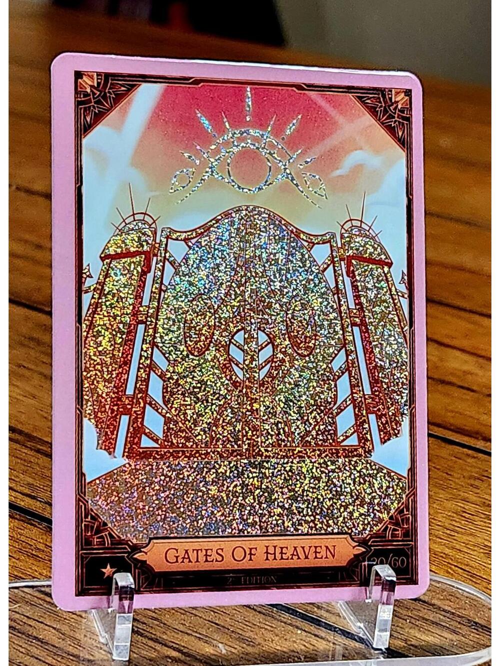 Heavens Gates foil trading card  - Hazbin Hotel